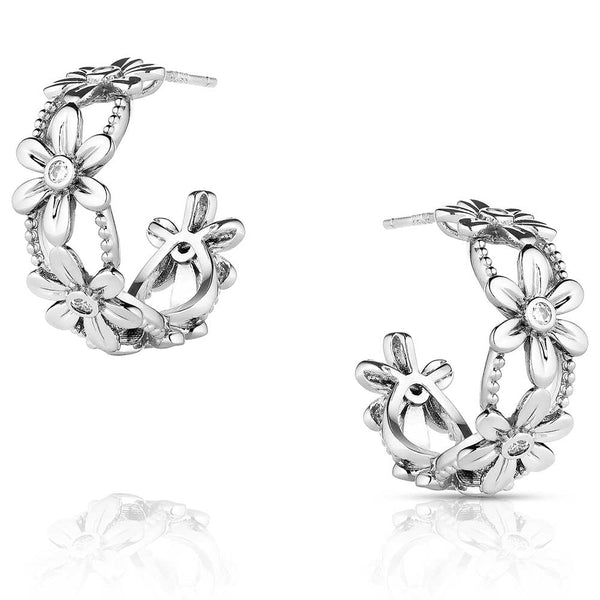 Montana Silversmiths Crazy Daisies Earrings ER5861