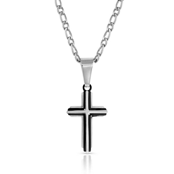 Montana Silversmiths Strength of Faith Cross Necklace- NC3092