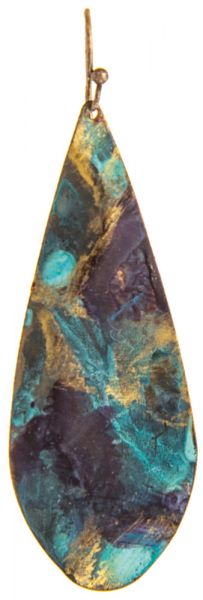 Rain Fire Patina Drop Earring E1979P