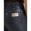 Wrangler Ladies Lainey Wilson Black Leather Flare Pants-112385583