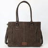 American Darling Large Suede Tote Brown in color with Concealed Carry area ADBG1553D