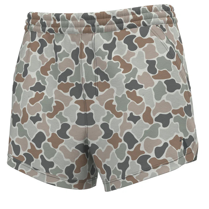 Local Girl Volley Shorts - Forest Camo Flore - L5160001-FCF