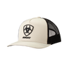 Ariat Men's Shield Logo Khaki & Black Snapback Hat - A3000876243