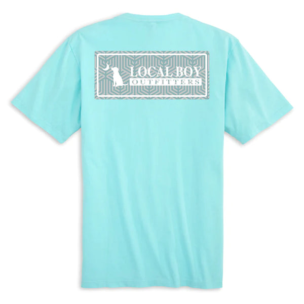 Local Boy Outfitters Geo Pattern T-shirt L1000257-AQU