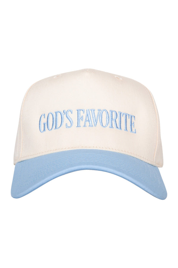 Katydid Gods Favorite Blue Vintage Trucker Hat
