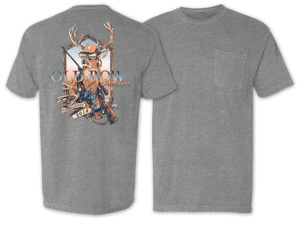 Old Row The Hunting Buck Grey T Shirt WROW2488
