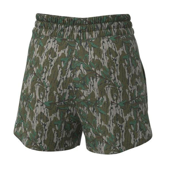 Local Girl High Waisted Volley Shorts - Green Leaf - L5160000-GNL