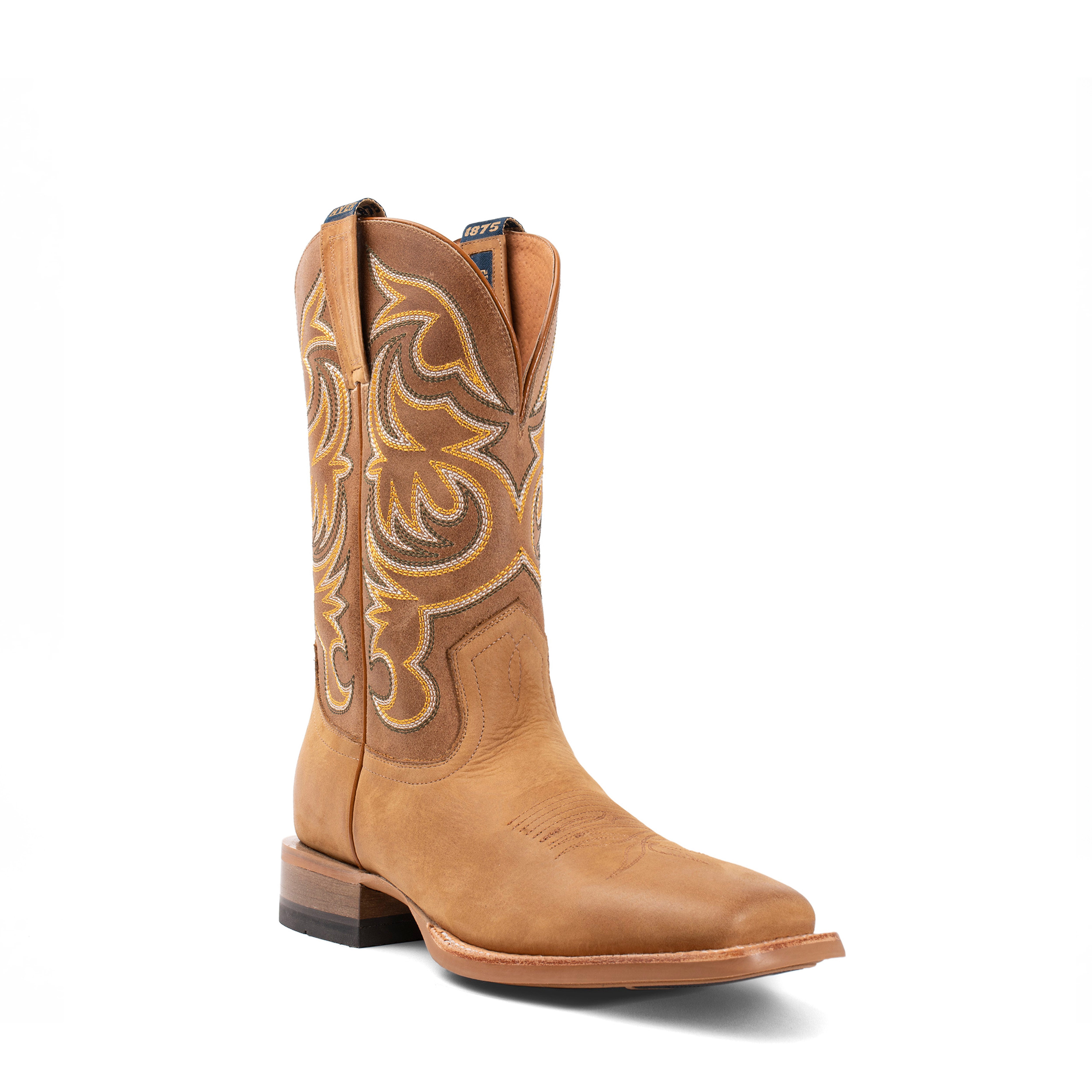 Hyer Mens Bucklin Brown Western Boot-HM11039