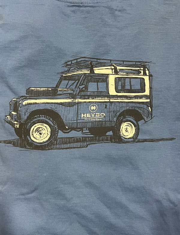 Heybo Car Sketch Short Sleeve T-Shirt HEY1725