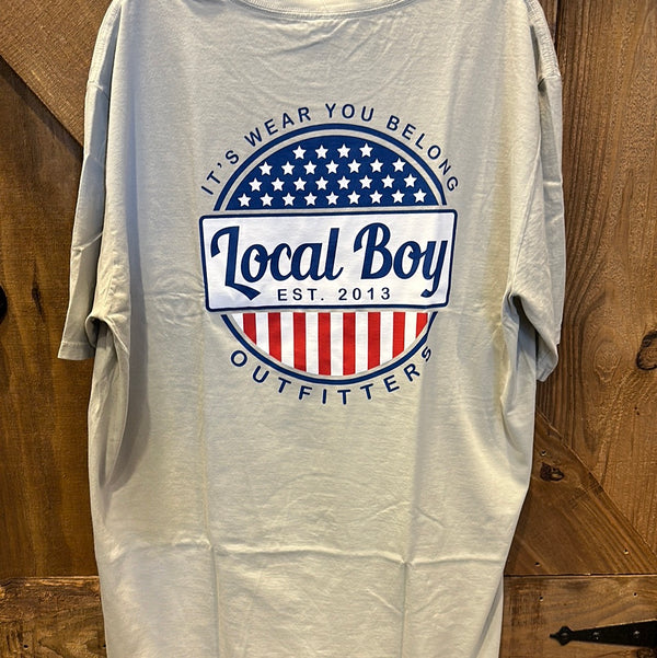 Local Boy Outfitters Merica T-Shirt L1700019-SLV