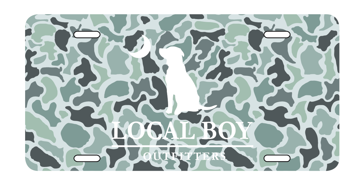 Local Boy License Plate - Localflage Lagoon - L2100005LCL