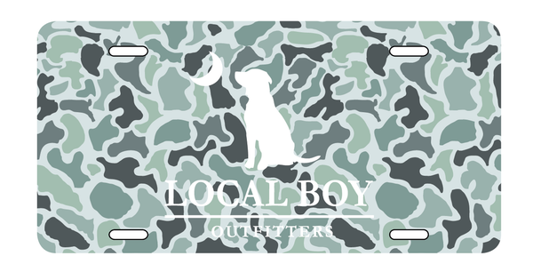 Local Boy License Plate - Localflage Lagoon - L2100005LCL