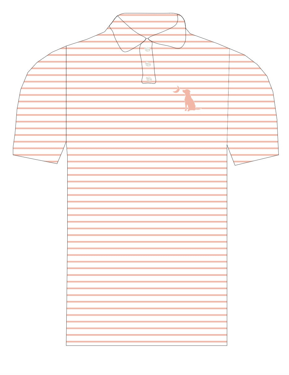 Local Boy Edisto Polo - Coral - L1200010COR