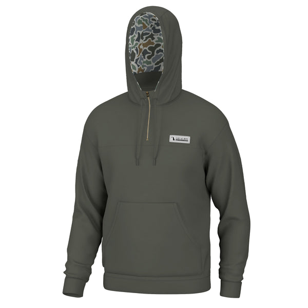 Local Boy Outfitters Olive Quarter Zip - L1300040-OLV