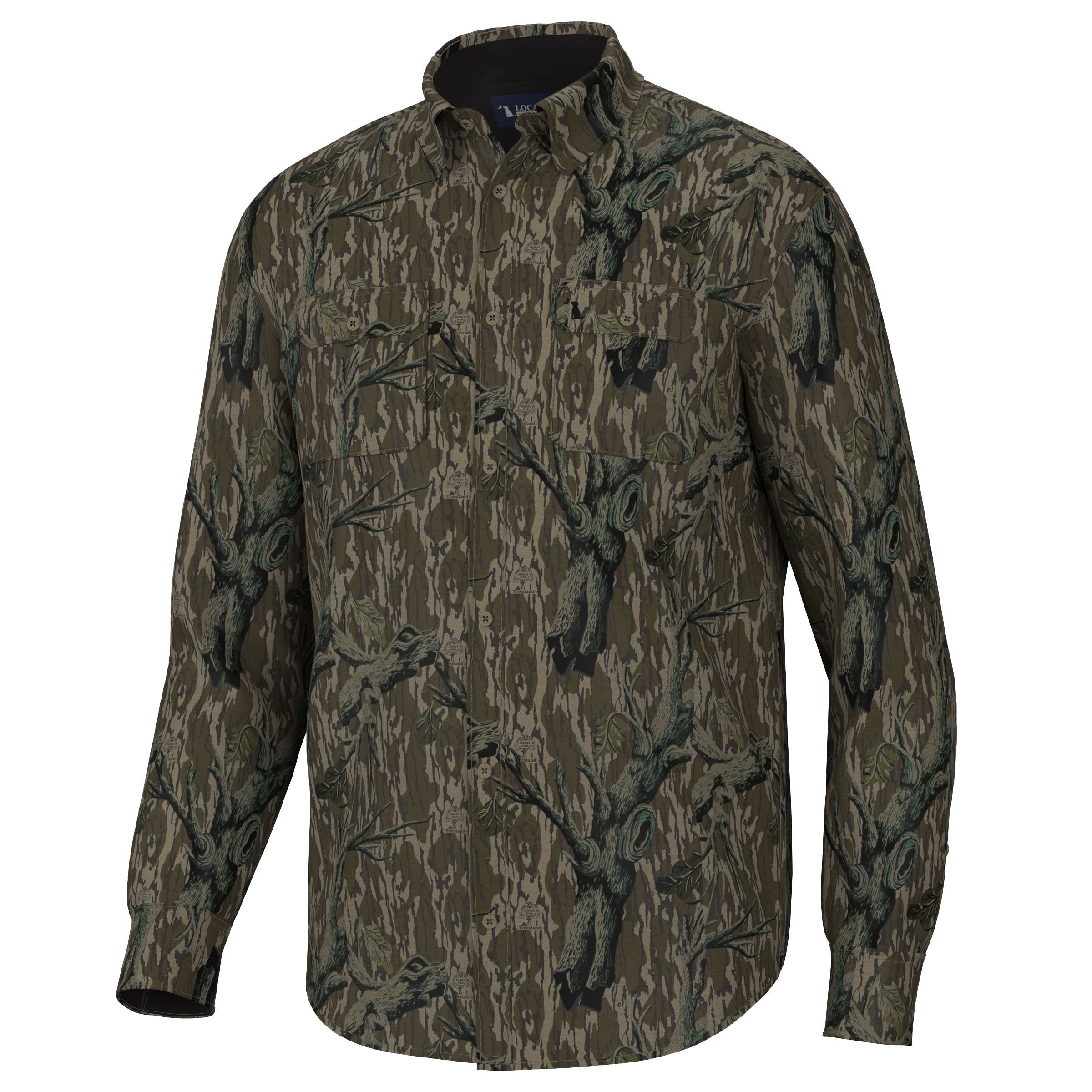 Men's Local Boy Outfitters Tree Stand Long Sleeve Button Up Shirt - L1500032-TRS