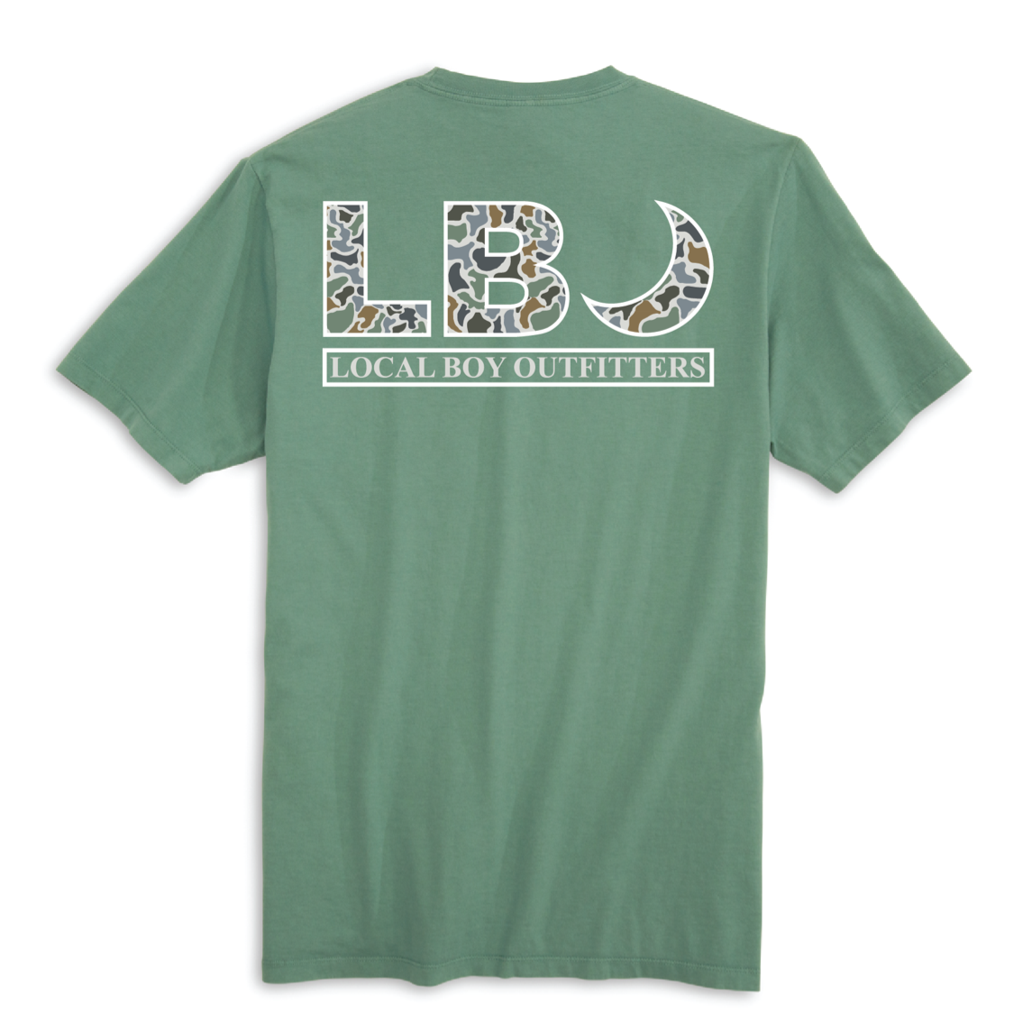 Local Boy Outfitters Bluff Logo Short Sleeve T-Shirt - Light Green - L1000526