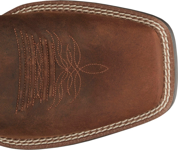 Justin Men's Bowline Pecan Brown Water Buffalo Western Boots SE7523