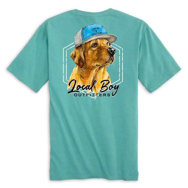 Local Boy Lab in Hat T-shirt L1000274