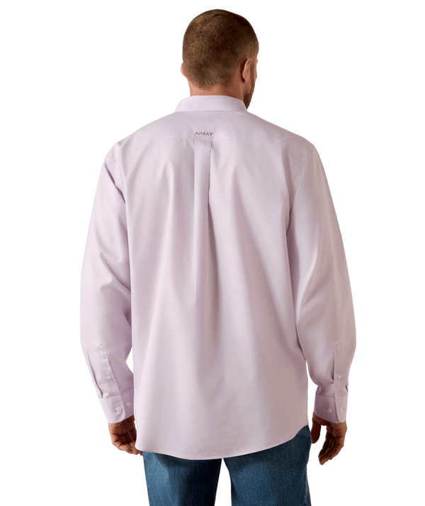 Ariat Men's Wrinkle Free Solid Pinpoint Oxford Classic Fit Shirt - 10071536