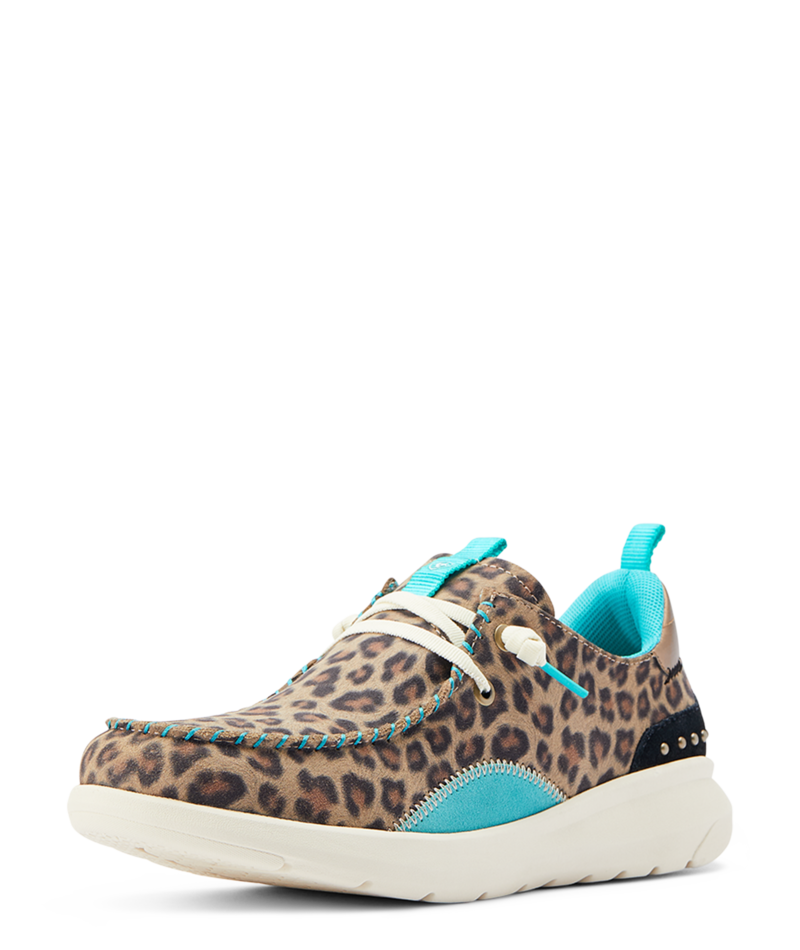 Ariat Ladies Neutral Leopard Hilo Stud Shoes-10044429