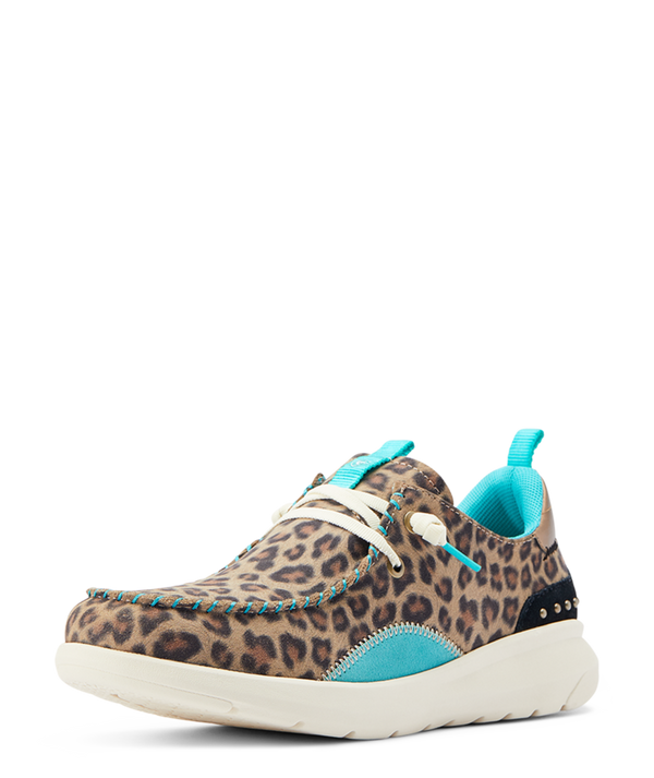 Ariat Ladies Neutral Leopard Hilo Stud Shoes-10044429