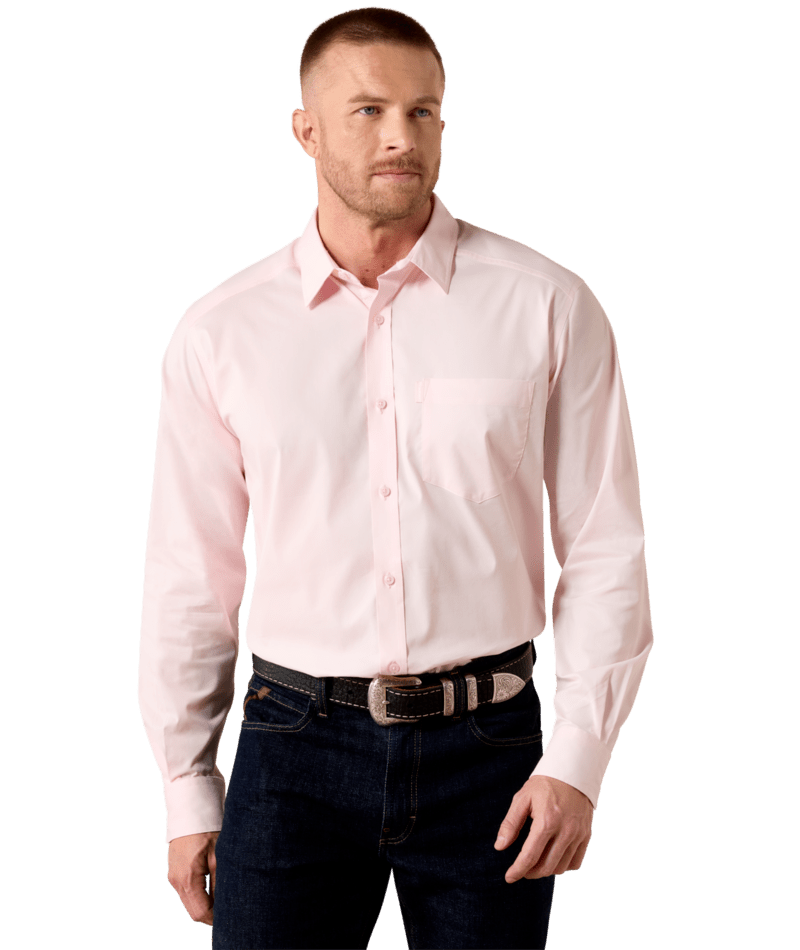 Ariat Men's Everything Classic Fit Shirt - Icy Pink - 10072738