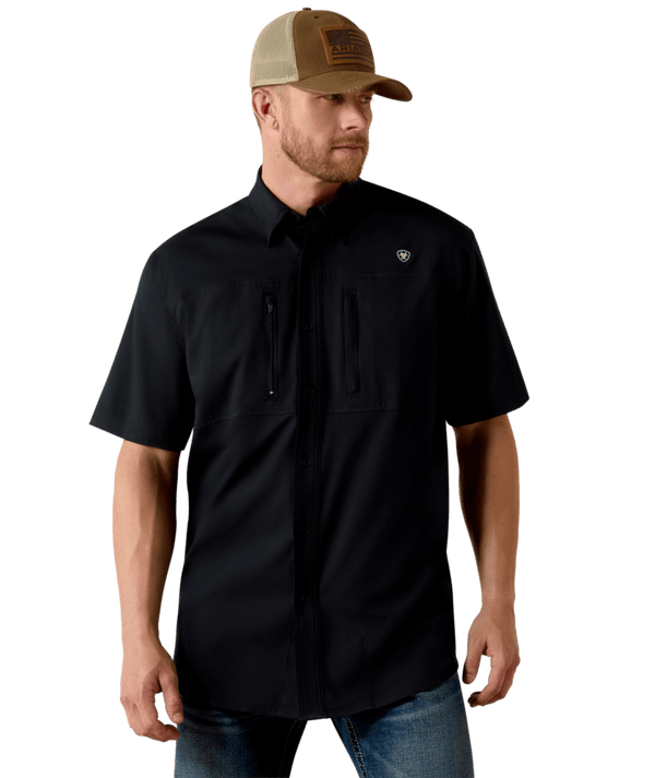 Ariat Men's VentTek Classic Short Sleeve Shirt - Black - 10034960
