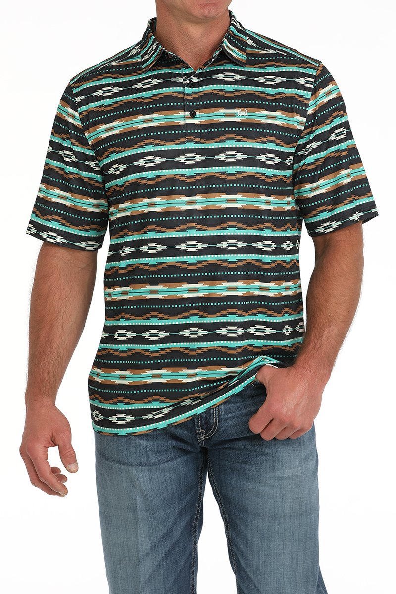 Cinch Men's ArenFlex Polo - Aztec - MTK1865030