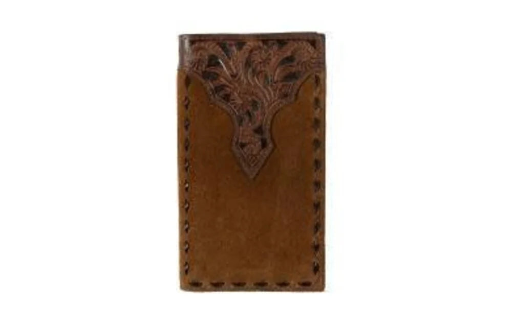 Nocona Men's Brown Roughout Rodeo Wallet - N500044008