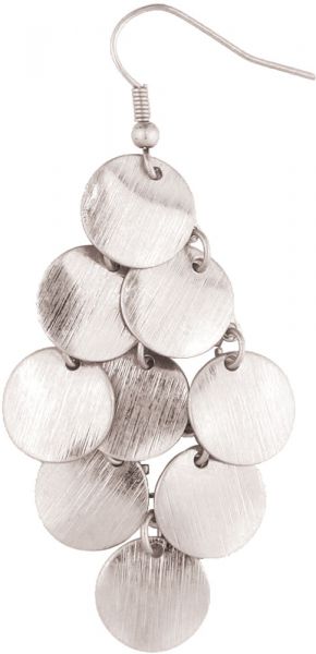 Rain Silver Coin Chandelier Earring PE7423S
