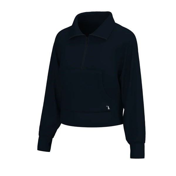 Local Girl Freelance Quarter Zip - Black - L5130011-BLK