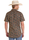 Rock & Roll Men's Tan Koe X Tek Shirt - BMN3S09640