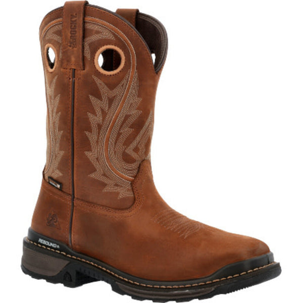 Rocky Men s Rocky Brown 11 Soft Toe Work Boots RKW0421
