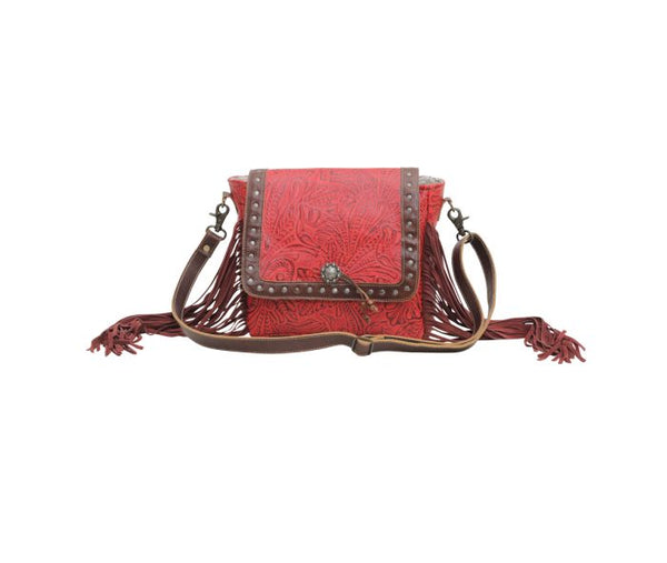 Myra Cherry pops Leather & Hairon Bag S-5647