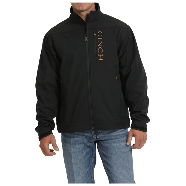 Cinch Men's Logo Bonded Jacket Black with Back Embroidery MWJ1567006