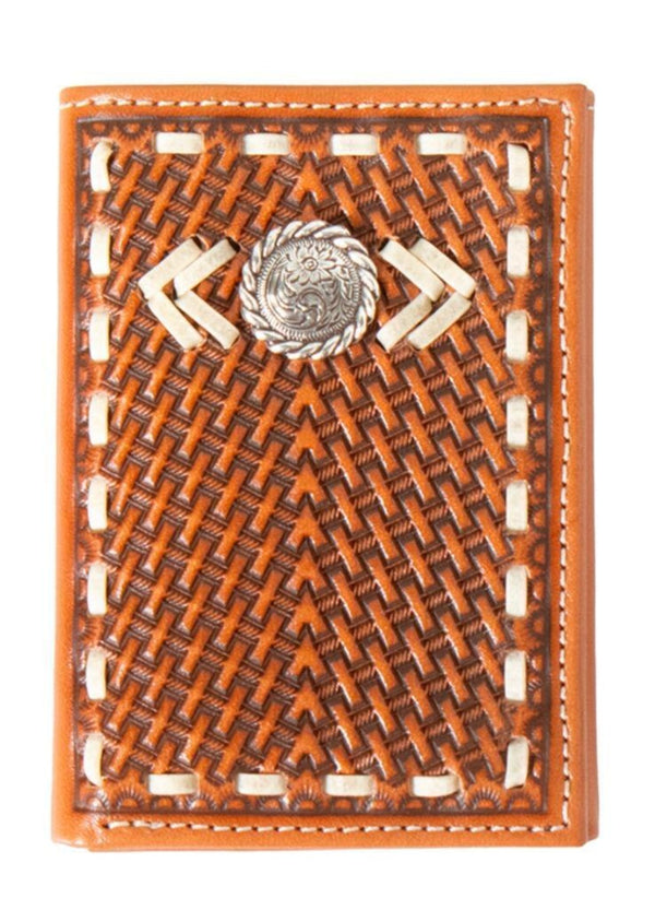 Nocona Rawhide Tri Fold Wallet N500044808