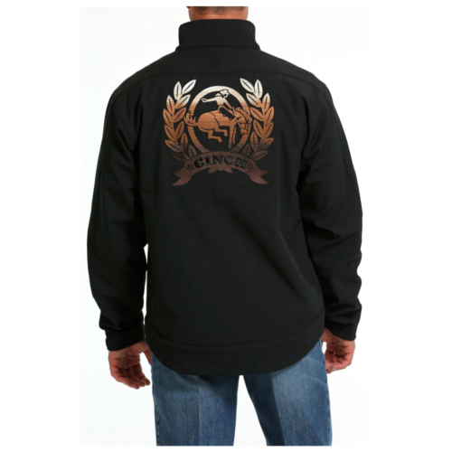 Cinch Men's Logo Bonded Jacket Black with Back Embroidery MWJ1567006