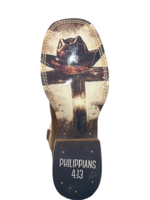 Tin Haul Men's Church Cross Boots - 14-020-0077-0561