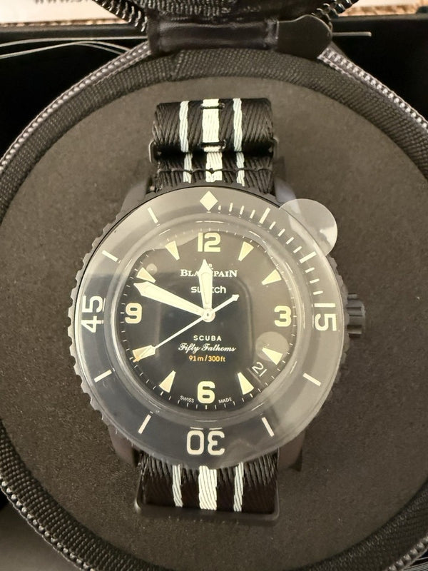 Blancpain X Swatch Ocean of Storms Fifty Fathoms Watch