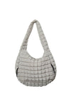 Katydid Black Oversized Quilted Tote Bag Sand-KDC-TB-25_SND