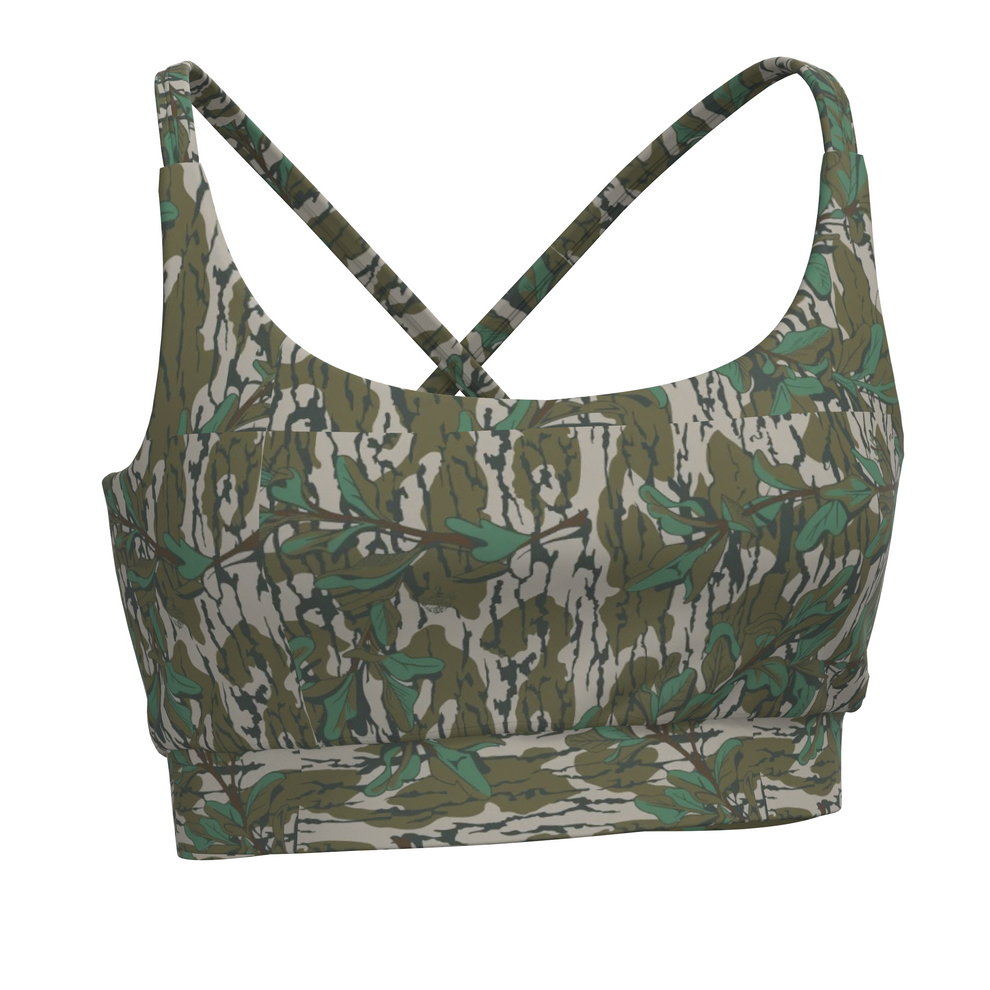 Local Girl Outfitters Ladies Sports Bra - Green Leaf- L5140002-GNL