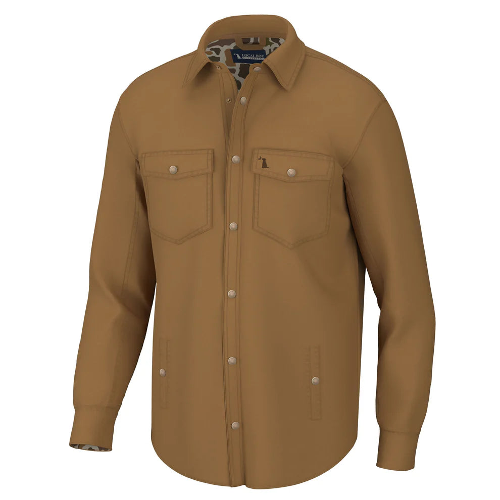 Local Boy Outfitters Sportsman's Shacket - Rustic Oak - L1300014-ROK