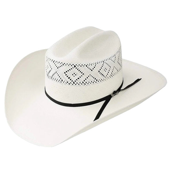 Stetson 10X Natural Saddleman Precreased Straw Hat SSSDMN-30428171