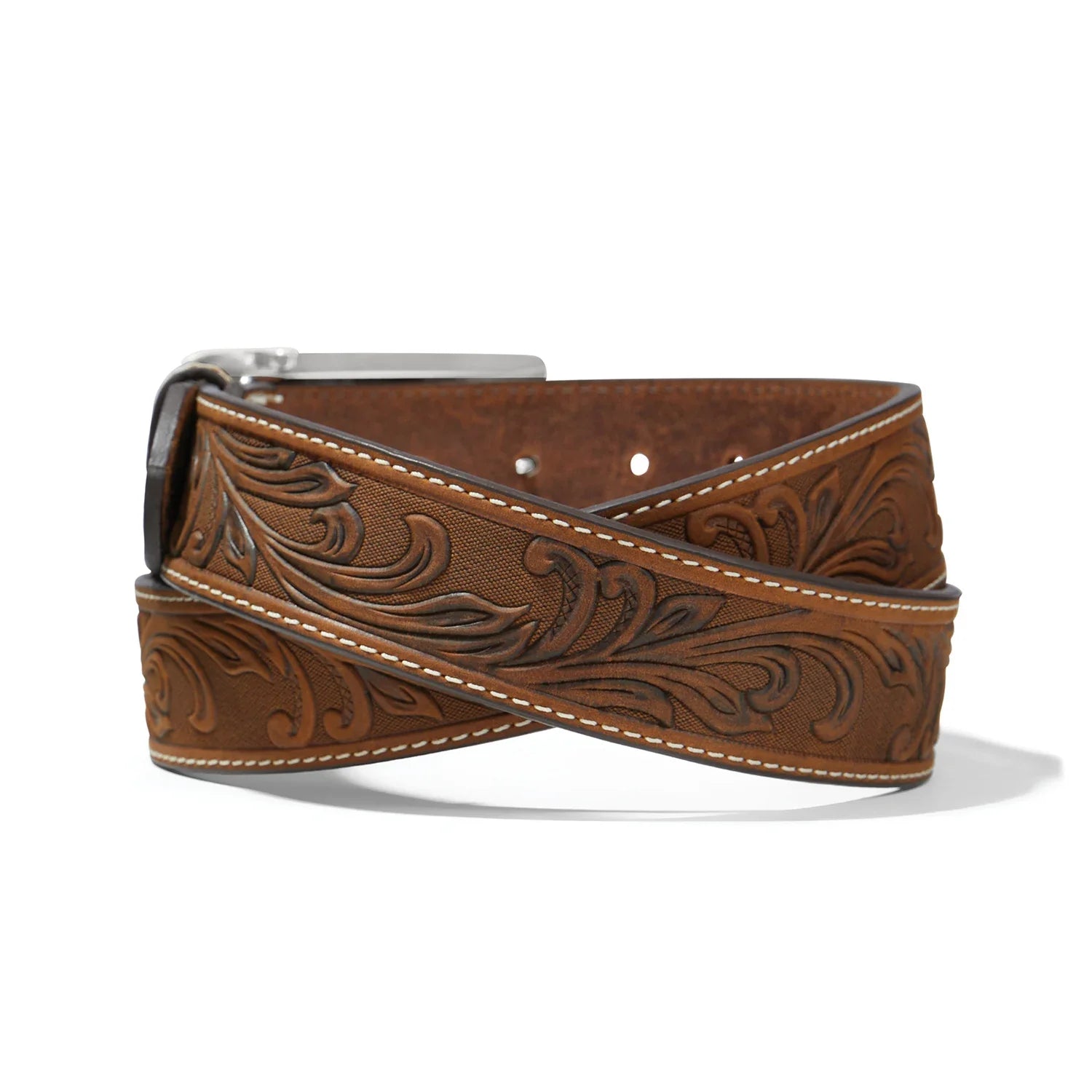 Tony Lama Mens Stockyard Brown Belt-C42859