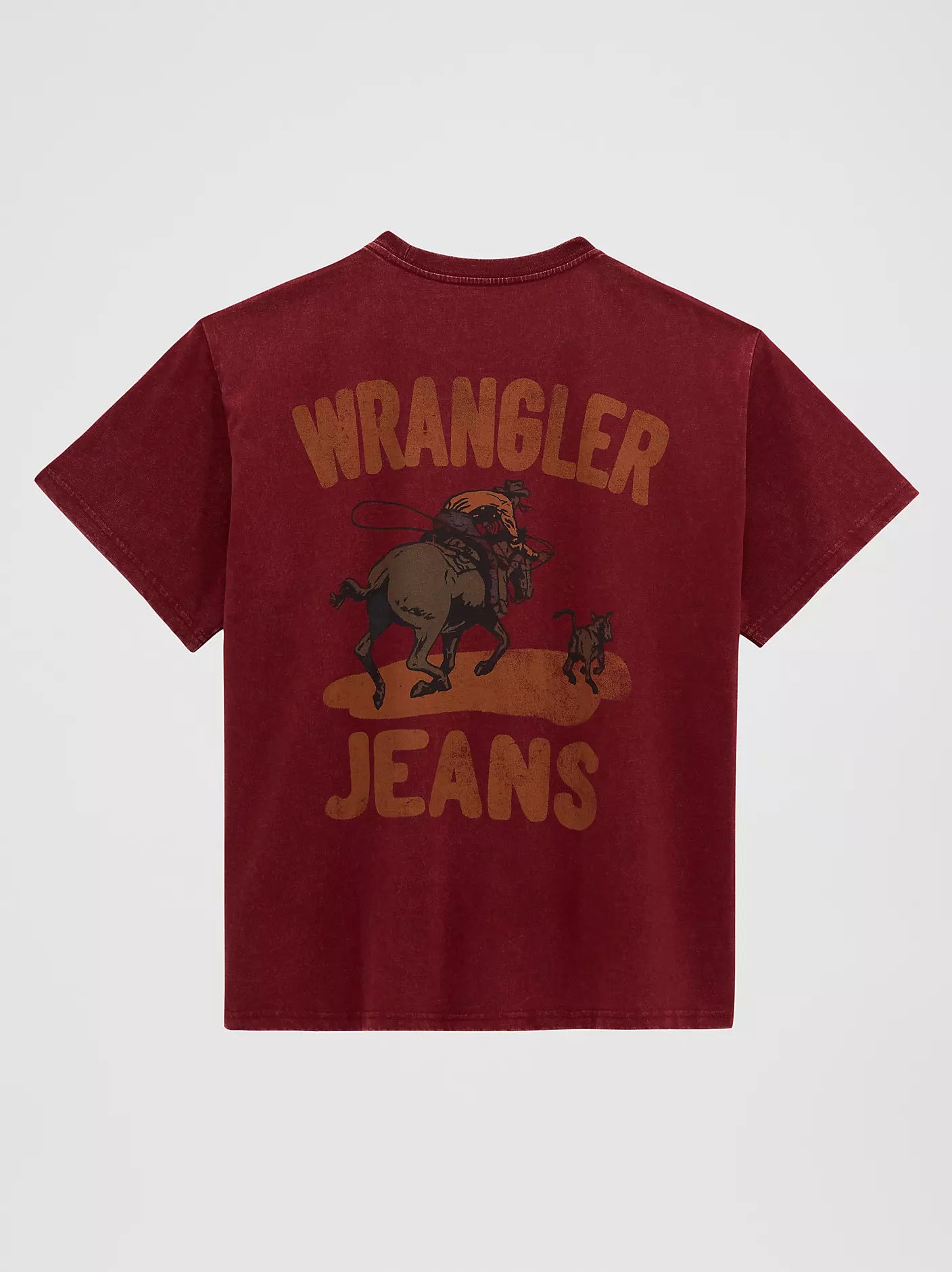 Wrangler Ladies Gallopping Girlfriend Back Graphic Tee -112379663