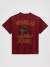 Wrangler Ladies Gallopping Girlfriend Back Graphic Tee -112379663