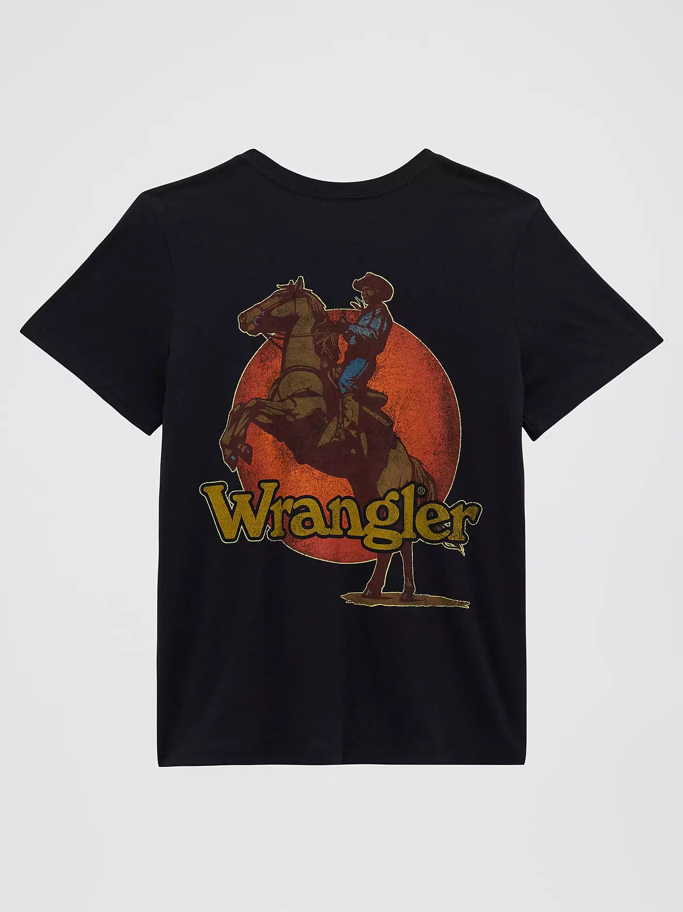 Wrangler Ladies Sunset Rider Reg Fit Back Graphic Tee - 112379661