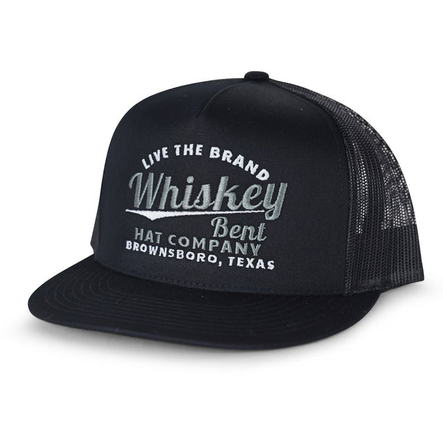 Whiskey Bent Hat Co. The Cali - Black- CALI-BLK