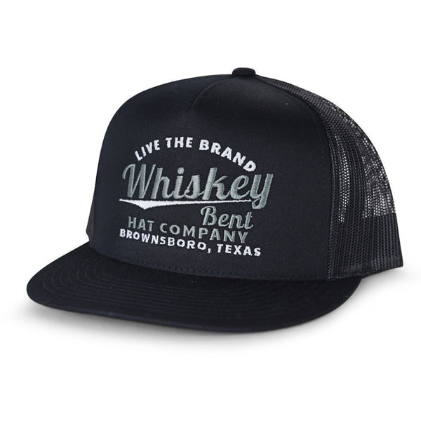 Whiskey Bent Hat Co. The Cali - Black- CALI-BLK