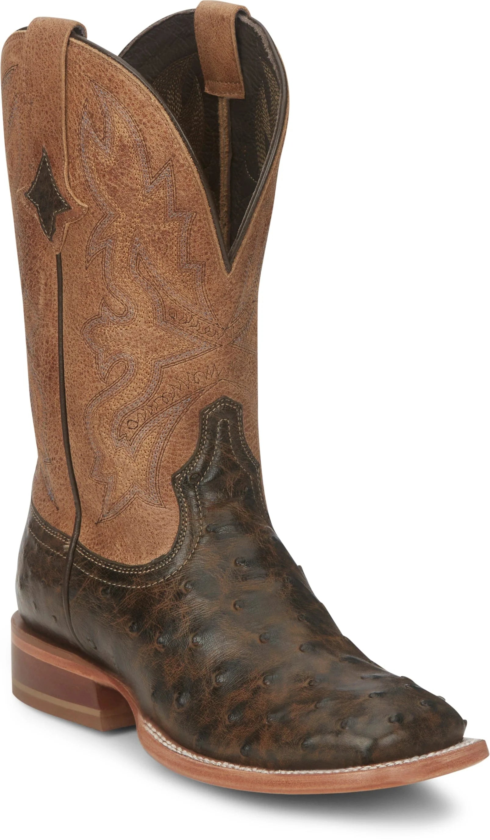 Tony Lama Ladies Tori Umber Full Quill Ostrich Exotic Western Boots TL5405